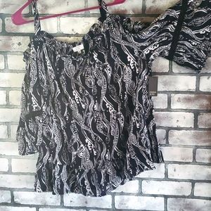 Crown & Ivy off the shoulder top